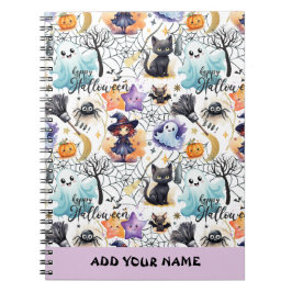 Charme Halloween-MusterNotebook Notizblock