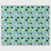 Charme-Herz-Umschlagpapier Geschenkpapier (Flach)