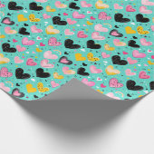 Charme-Herz-Umschlagpapier Geschenkpapier (Ecke)