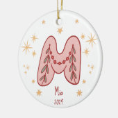 Charme M Design mit Sternen Muster Keramik Ornament (Links)