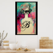 CHARME-MONOGRAMM-POSTER POSTER (Küche)