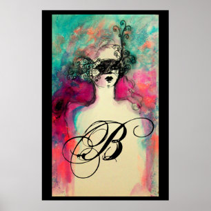 CHARME-MONOGRAMM-POSTER POSTER