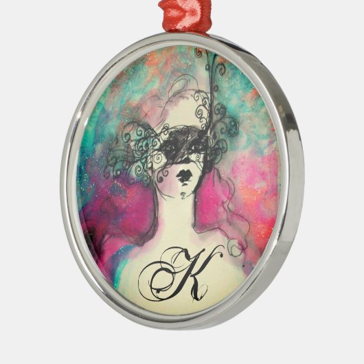 CHARME-MONOGRAMM SILBERNES ORNAMENT (Links)