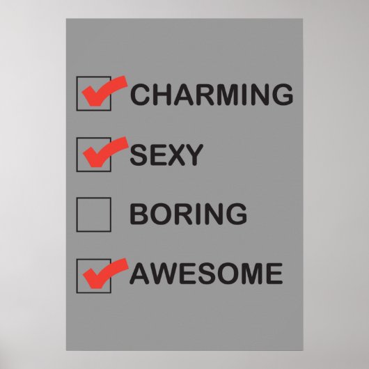 Charme Poster (Vorne)