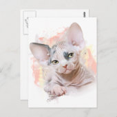 Charme Postkarte (Vorne/Hinten)