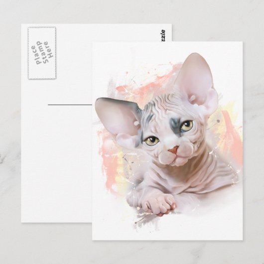 Charme Postkarte (Vorne/Hinten)