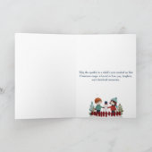 Charme-Schnitt Papier Weihnachtskarte Karte (Innenseite)