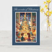 Charme-Schnitt Papier Weihnachtskarte Karte (Gelbe Blume)