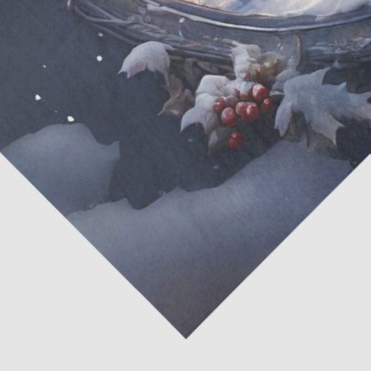 Charme Snowman Family Decoupage Handwerkspapier Seidenpapier (Detail)