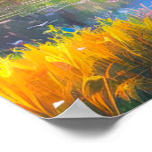 Charme und farbenfrohe Liebe zum Sumpf Poster (Ecke)