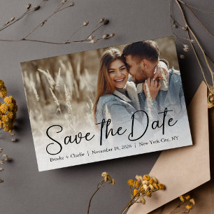 Charme und modernes Foto Save The Date