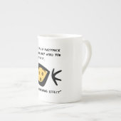 Charme und Spaß Porzellantasse (Vorderseite Rechts)