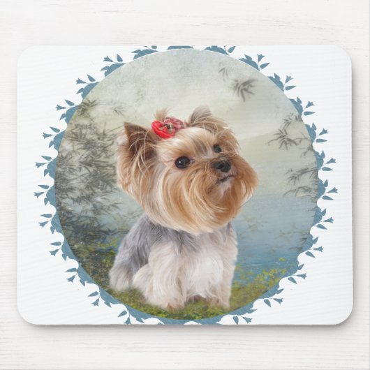 Charme Yorkshires Terrier Mousepad (Vorne)