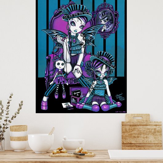 "Charmed" Gothic Couture Magical Fairy Poster (Küche)