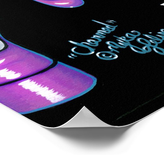 "Charmed" Gothic Couture Magical Fairy Poster (Ecke)