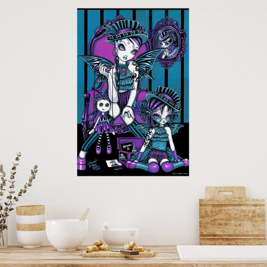 "Charmed" Gothic Couture Magical Fairy Poster (Küche)