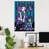 "Charmed" Gothic Couture Magical Fairy Poster (Heimbüro)