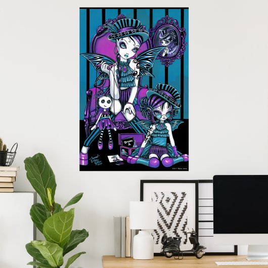 "Charmed" Gothic Couture Magical Fairy Poster (Heimbüro)