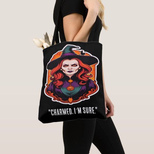 "Charmed, ich bin sicher." Funny Witch Tasche (Von Nahem)