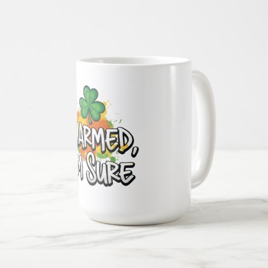 Charmed I'm Sure St. Patrick's Day Kaffeetasse (VorderseiteRechts)