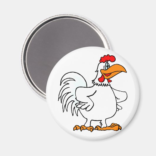 Charmichael Chicken Magnet (Vorderseite/Rückseite)