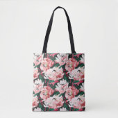 Charming Abract Watercolor Peonies Tasche (Vorderseite)