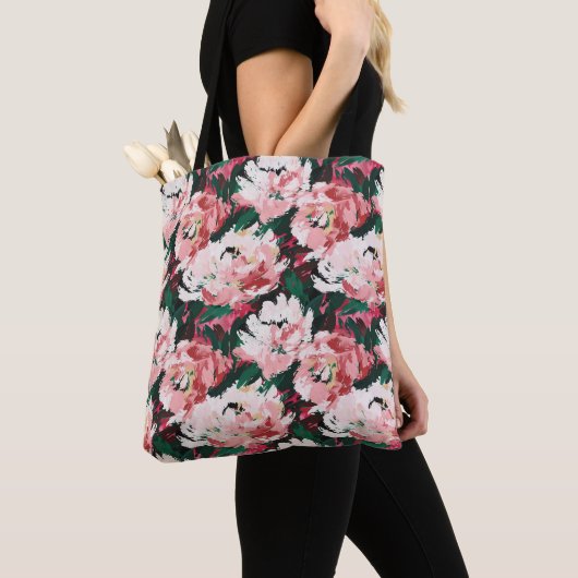 Charming Abract Watercolor Peonies Tasche (Von Nahem)