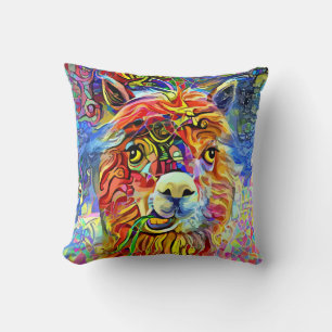 Charming-Alpaca-Ausdruck Kissen