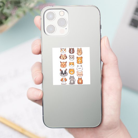 Charming Animal Pals Sticker Pack (Telefon)