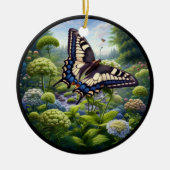Charming Anise Swallowtail Butterfly Keramik Ornament (Vorne)