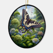 Charming Anise Swallowtail Butterfly Keramik Ornament (Links)