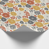 Charming Autumn Floral Geschenkpapier (Ecke)