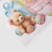 Charming Baby Dusche : Pastel Hues Teddy Bären Seidenpapier (Ausschnitt)
