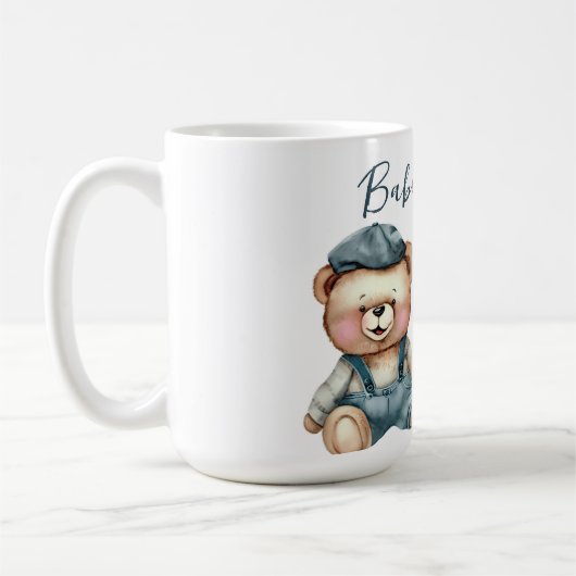 Charming Baby Dusche personalisierte Umarmung Kaffeetasse (Links)