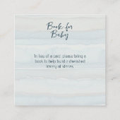 Charming Baby Showbuchkarte Begleitkarte (Rückseite)