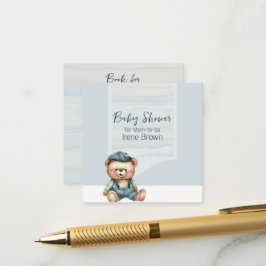 Charming Baby Showbuchkarte Begleitkarte