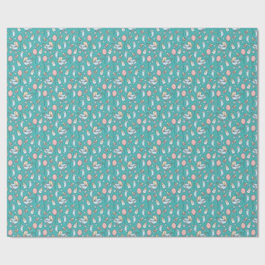 Charming Baby Shower Geschenkwrap Geschenkpapier (Flach)