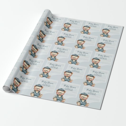 Charming Baby Shower Geschenkwrap Geschenkpapier (Ungerollt)