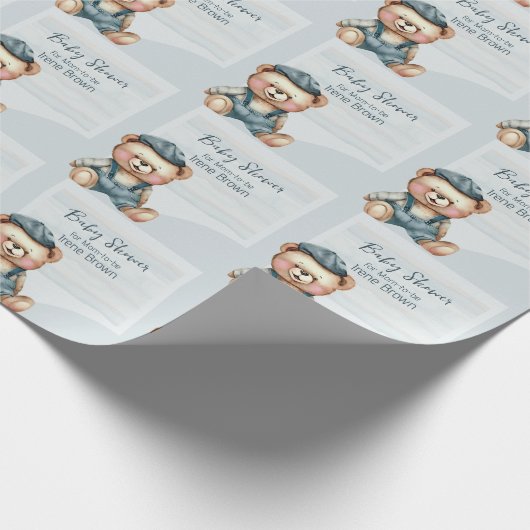 Charming Baby Shower Geschenkwrap Geschenkpapier (Ecke)