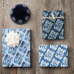 Charming Bar Mitzvah Handlettering jüdischer Blaue Geschenkpapier Set<br><div class="desc">Ich hoffe,  Sie mögen diese handgefertigte Papier Sortenpack. Karo aus meinem Shop für viel mehr Farben und Muster und lass mir wissen,  wenn du etwas angepasst haben möchtest.</div>