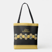 Charming Be Kind to Everyone Bumble Bee Tote Bag Tasche (Rückseite)