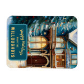 Charming Bed N Breakfast Viktorianisches Haus Weih Magnet (Horizontal)