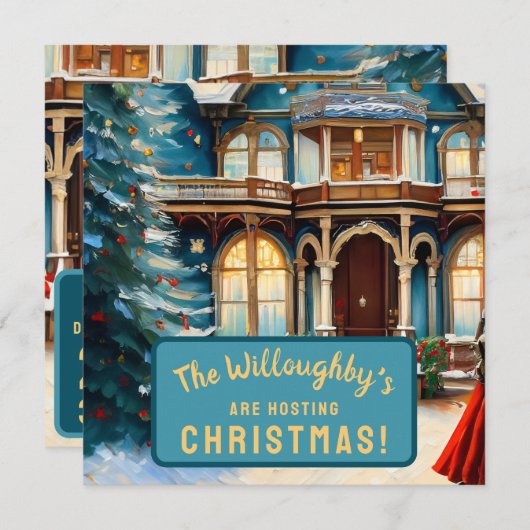 Charming Bed N Breakfast Viktorianisches Haus Weih Save The Date (Vorne/Hinten)