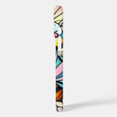 Charming Bees Stain Glass Effect Case-Mate iPhone Hülle (Rückseite / Links)