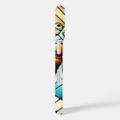 Charming Bees Stain Glass Effect Case-Mate iPhone Hülle (Rückseite / Rechts)