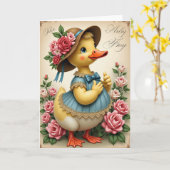 Charming Bird Friend Hello Card Karte (Gelbe Blume)