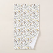 Charming Bird und Blossom Muster Badhandtuch Set (Handtuch)