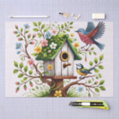 Charming Birds & Blooms Seidenpapier (Handwerk)