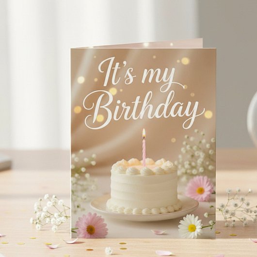 Charming Birthday Invitation Card-for all ages. Karte