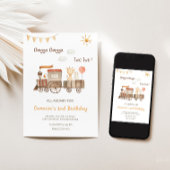 Charming Birthday Zug Einladung